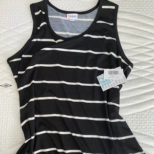 LuLaRoe Black and White Tank